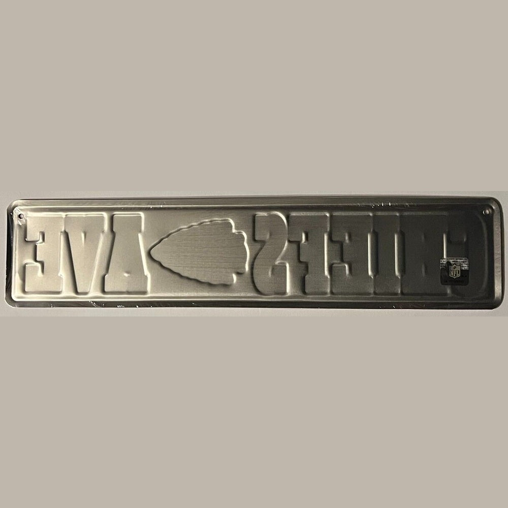 Kansas City Chiefs Ave Licensed Embossed 18" x 4" Sign NEW! Sports Mem, Cards & Fan Shop:Fan Apparel & Souvenirs:Football-NFL Style Your Walls